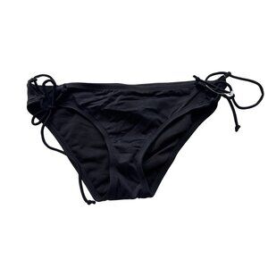 Swim Dazed Black Tie Side Bikini Bottom M Adjustable Swimwear cheeky Mix Match